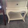 Cream Bedside Table Image 3