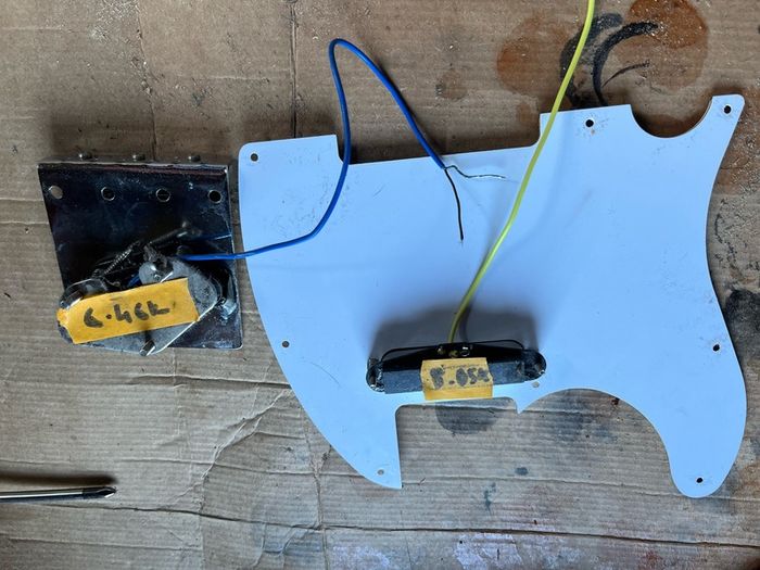 telecaster pickups, telecaster bridge, telecaster pickguard