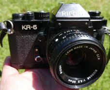 Ricoh KR-5 - 35mm Camera W/ 55mm 2.2 Ricoh -  works well