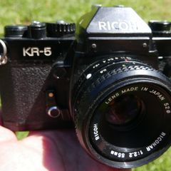 Ricoh KR-5 - 35mm Camera W/ 55mm 2.2 Ricoh -  works well