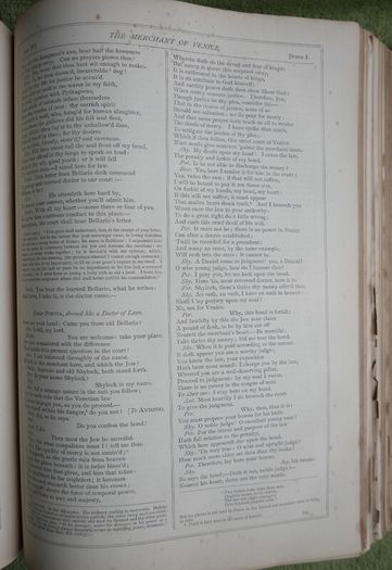 Antique (big and heavy) Imperial Shakespeare 1800s, Charles Knight, ,Volume 1