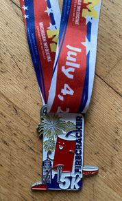 Firecracker 5k Run Finishers Medal