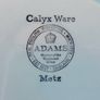 Adams Calyx Ware Dinner Plates Metz x 2 Image 4
