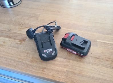 Parkside 20V battery + charger