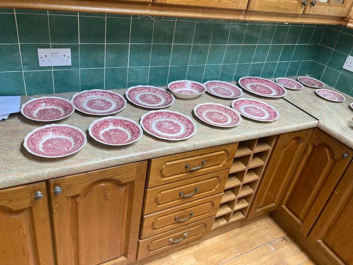 Dinnerware - Chain - Mason - Ironstone Vista Pink