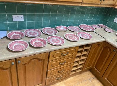 Dinnerware - Chain - Mason - Ironstone Vista Pink