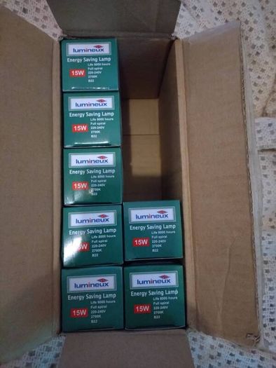 lumineux 15w full spiral light bulb