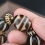 Antique Burmese Pumtek Pyu & Dzi Agate Beads Bracelet Image 4