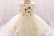 New Baby Girl Birthday Baptism Princess Floral Dress size 18-24 months