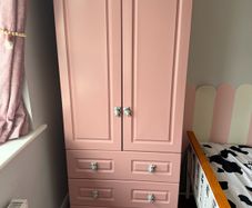 Childrens Pink Wardrobe