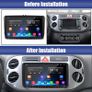 9" Car Carplay 2GB RAM + 32GB ROM 2+32GB Volkswagen Radio Android 13 for VW Passat 6 7 CC Polo GOLF 5 6 Touran T5 WiFi GPS Navigation BT WiFi Split Screen Head Unit FM Radio Image 6