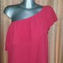 Dorothy Perkins red off shoulders top size UK14 EU42 Postage included Image 2