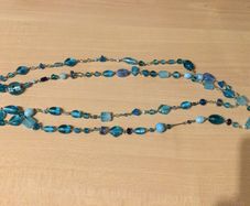 Avoca long turquoise necklace