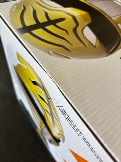 Power Rangers - White Ranger Helmet - sealed