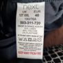Next navy  tapered trousers Image 2