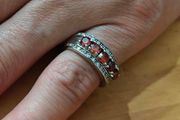 Sterling Silver Ring - Size K - Stamped for Silver (S73)