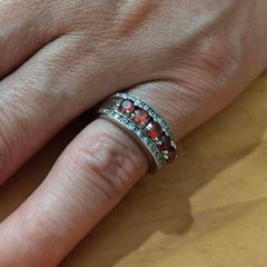 Sterling Silver Ring - Size K - Stamped for Silver (S73)