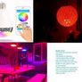 Smartbulb Wireless Bluetooth Speaker LED RGB Bulb App Controlled Image 2