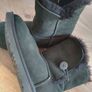 Postage Size 4 worn once black UGG Image 2