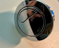 Chrome flush button (dual) for Sonas Via & Pena cistern