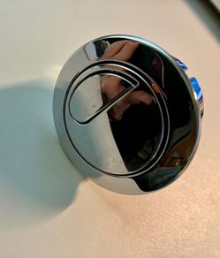 Chrome flush button (dual) for Sonas Via & Pena cistern