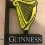 Light Up Double Sided Guinness Harp sign Image 2