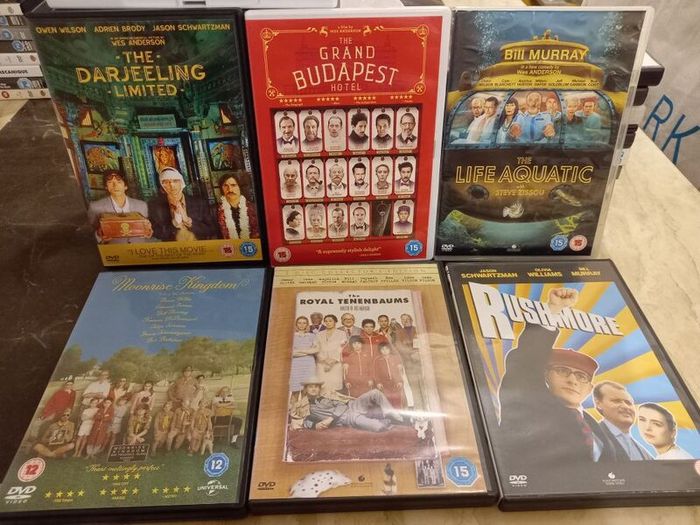 Wes Anderson Dvd Collection Bundle