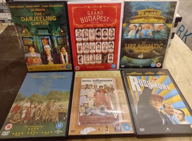 Wes Anderson Dvd Collection Bundle