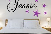 Your Name Personalised Kids Wall Art Sticker Decal