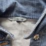 ladies red  herring demin jacket Image 2