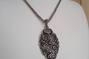 Marcasite Style Filigree Necklace and Earring Set