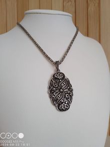 Marcasite Style Filigree Necklace and Earring Set