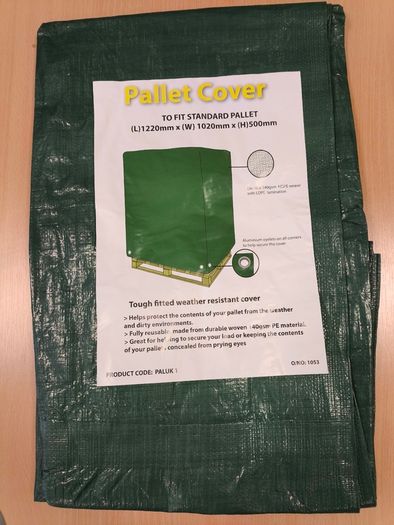 Euro Pallet Cover Medium -1220 L x 820 W x 1000 H