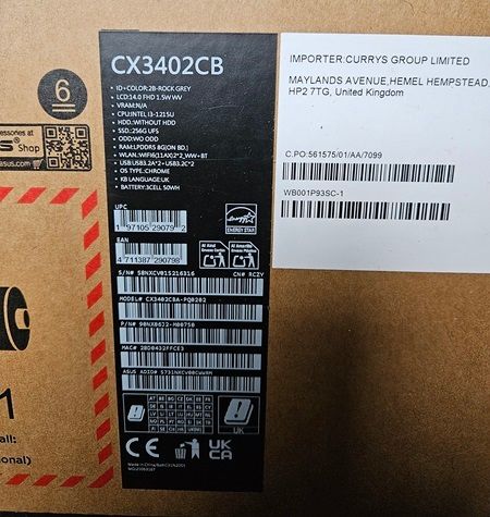 Asus 14" Chromebook
