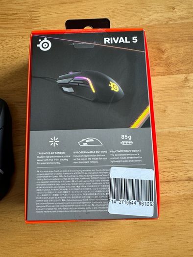 STEELSERIES Rival 5 RGB Optical Gaming Mouse
