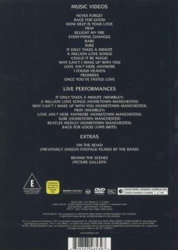 Take That - Never Forget - The Ultimate Collection DVD AS NEW