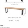 Dining room Bench Image 3