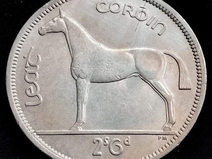 Ireland - 1967 - Irish Half Crown - 2s6d - Horse - KM.16a - [2702]