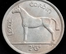 Ireland - 1967 - Irish Half Crown - 2s6d - Horse - KM.16a - [2702]