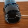 Vintage Blue & Clear Glass Table Lamp by Carl Fagerlund for Orrefors, Sweden, 1960s Image 7