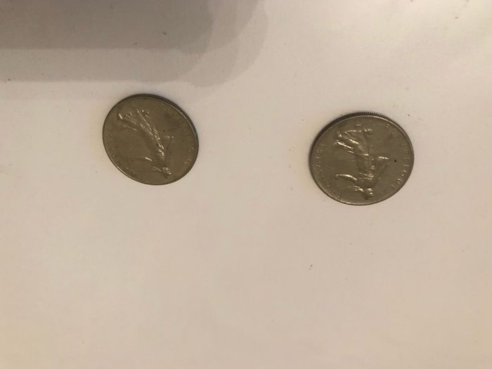 1949-1977 French 1 franc's