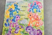 Backcard for Napper Sparkle Ponies HTF MLP G1 1988