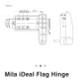 Mila iDeal Flag hinges for uPVC doors Image 2