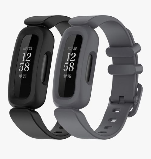 Strap Compatible with Fitbit Ace 3 Strap for Kids, [2 pieces/Set] Soft Silicone Sport Wristband Adjustable Accessory Bracelet Replacement Band for Fitbit Ace 3/Inspire 2