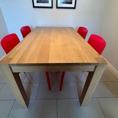 Solid Oak Dining Table - Next