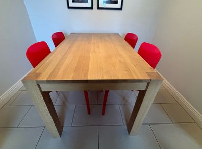 Solid Oak Dining Table - Next