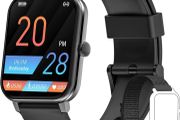 Smart Watch for Men Women, 1.69"Full Touch Screen Fitness Watch with SpO2/Body Thermometer/Heart Rate/Sleep Monitor/Female Health Tracking, Waterproof Step Counter Smartwatch for Android iOS MULTIPLE COLOURS AVAILABLE (FREE POSTAGE)