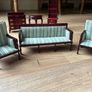 Quality Dolls House Mahogany Furniture Set 12 pieces Image 9