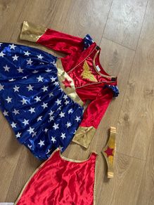 Wonder Woman super hero Halloween fancy dress costume