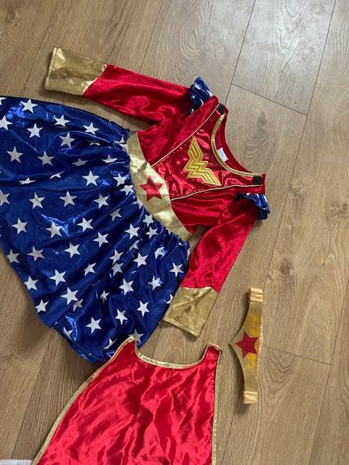 Wonder Woman super hero Halloween fancy dress costume